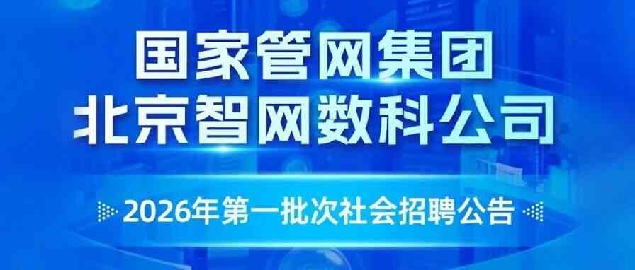 北京智网数科公司2026年实习
