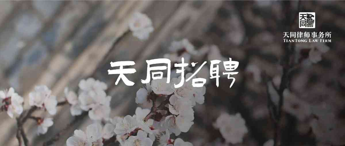 北京天同实习生招聘丨天同招聘