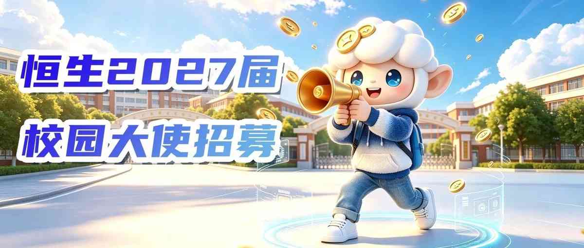 恒生2027届校园大使招募启动！