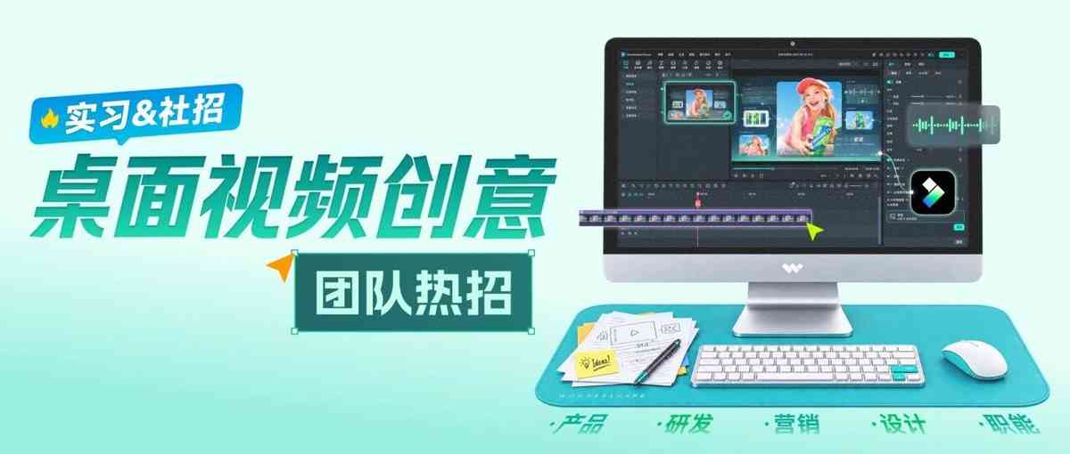 万兴科技wondershare 桌面视频创意团队实习社招