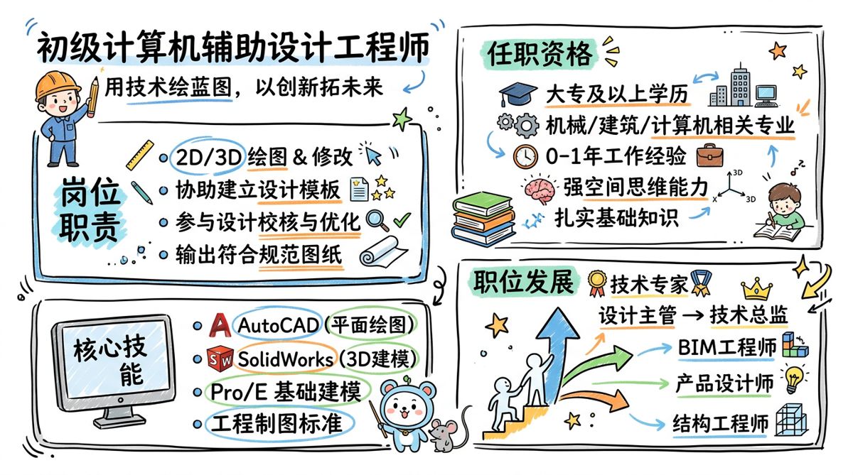 计算机辅助设计工程师 - 用技术绘蓝图，以创新拓未来