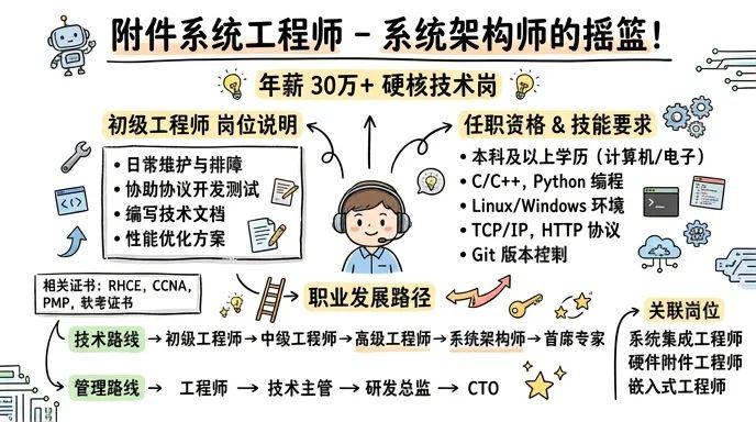 附件系统工程师 - 系统架构师的摇篮，年薪30万+的硬核技术岗