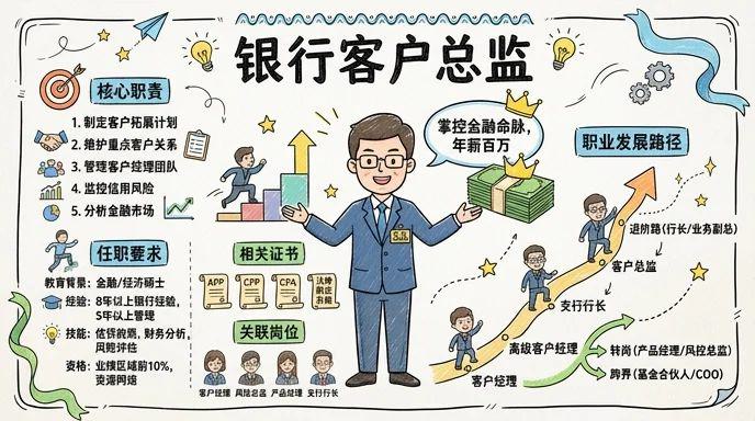 银行客户总监 - 掌控金融命脉，年薪百万的银行高管新贵