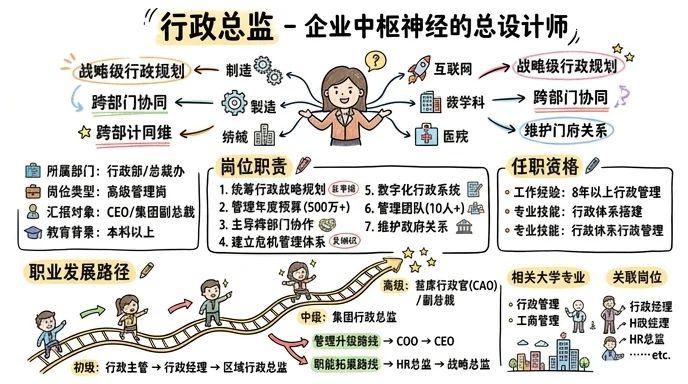 行政总监 - 企业中枢神经的总设计师