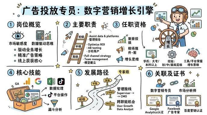 广告投放专员 - 数字营销先锋，掌控流量增长引擎