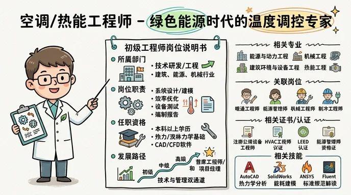 空调/热能工程师 - 绿色能源时代的温度调控专家