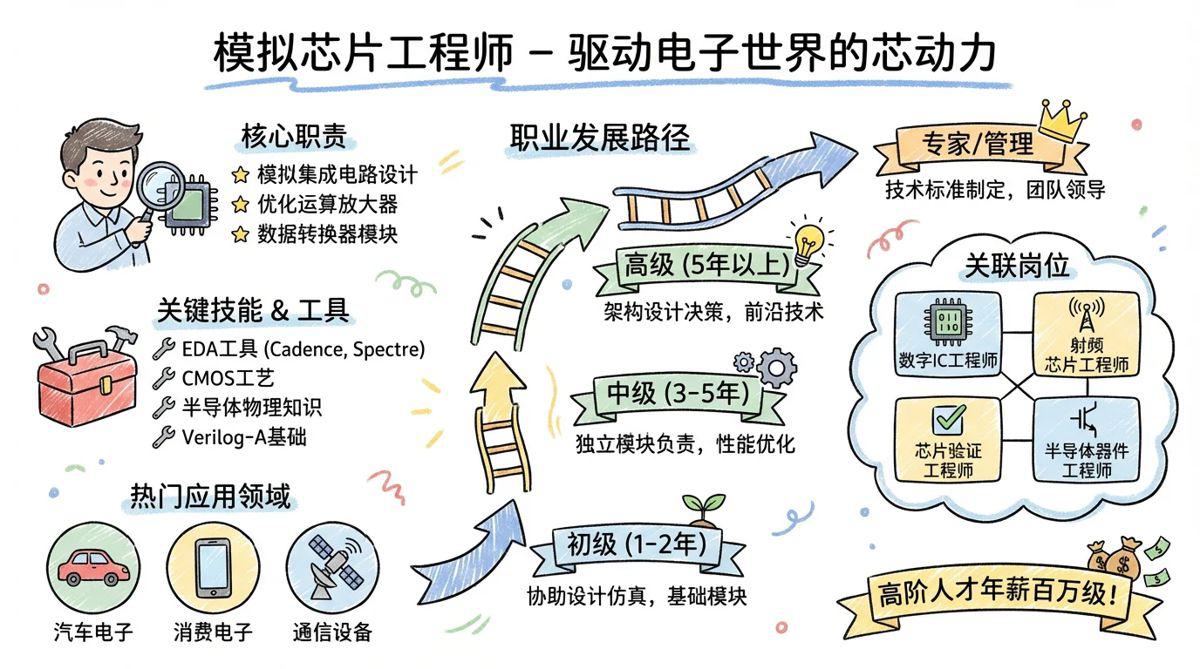 模拟芯片工程师 - 驱动电子世界的芯动力