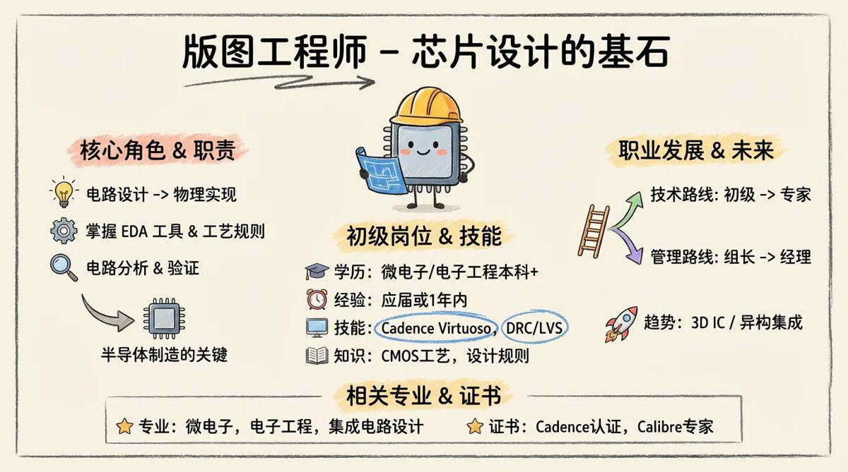 模拟版图工程师 - 芯片设计的基石，半导体行业的核心人才