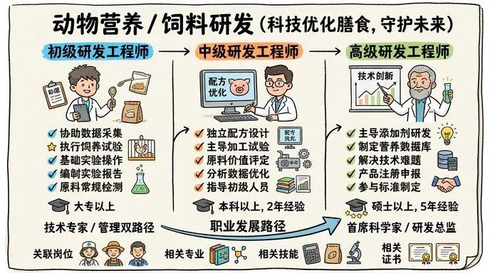 动物营养/饲料研发 - 用科技优化动物膳食，用专业守护畜牧业未来