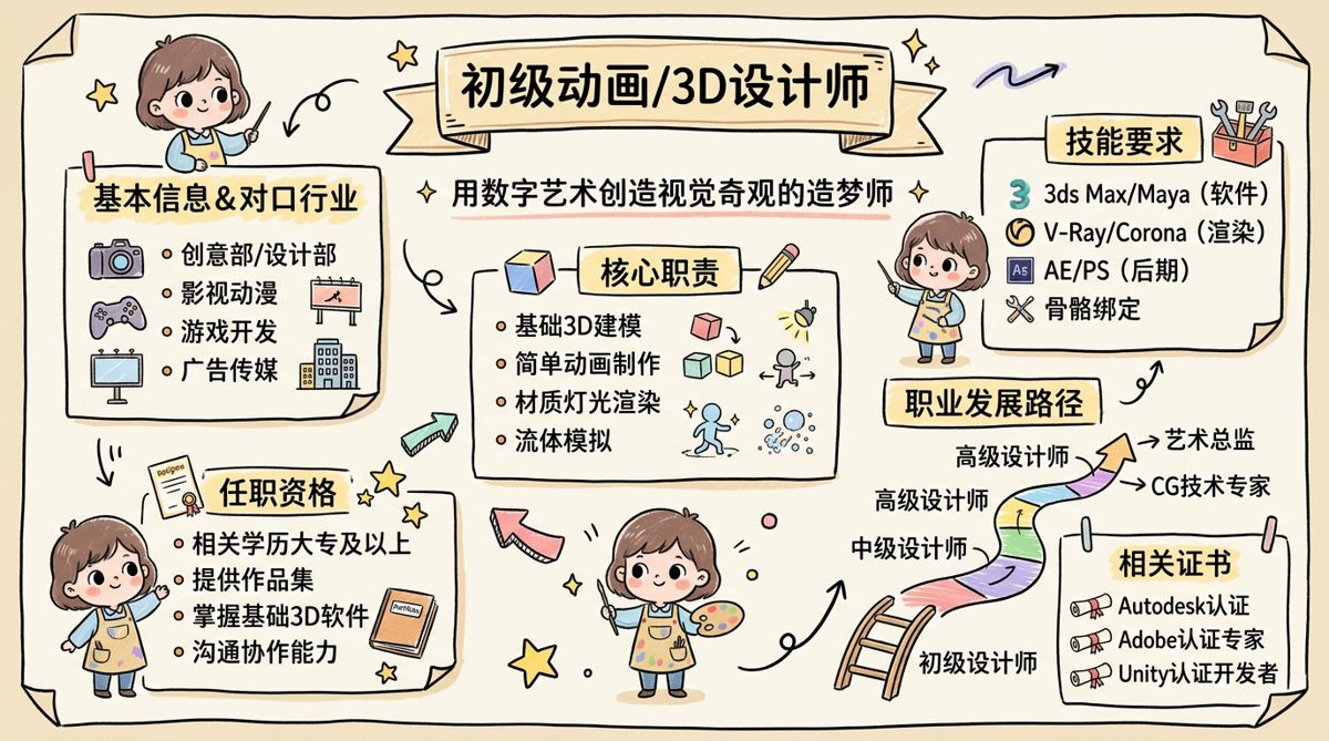 动画/3D设计 - 用数字艺术创造视觉奇观的造梦师