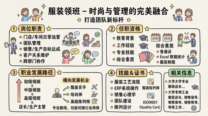 服装领班 - 时尚与管理的完美融合，打造团队新标杆