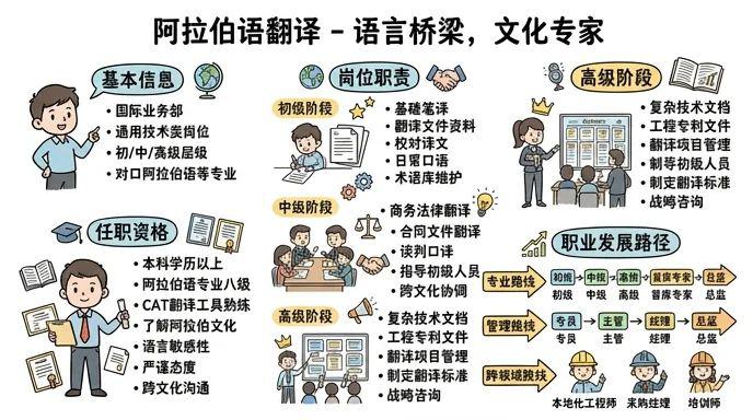 阿拉伯语翻译 - 一带一路语言桥梁，跨文化沟通专家