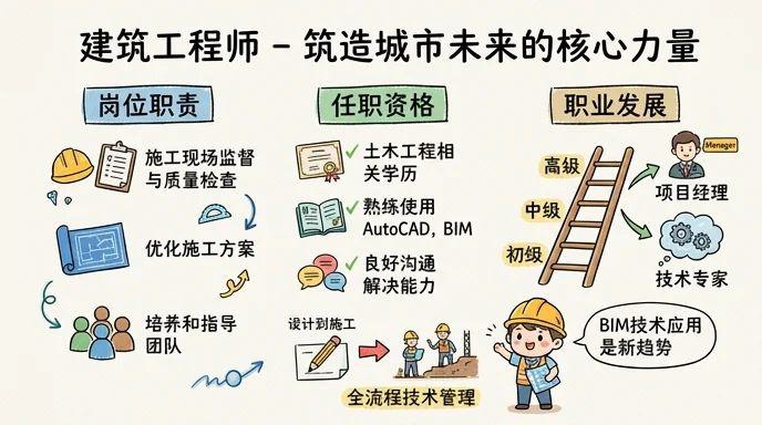 建筑工程师 - 筑造城市未来的核心力量
