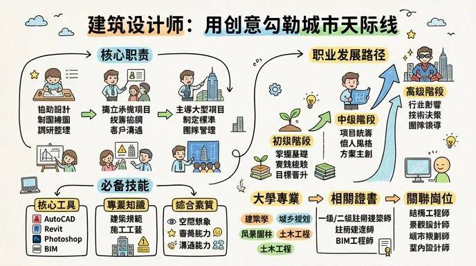 建筑设计师 - 用创意勾勒城市天际线