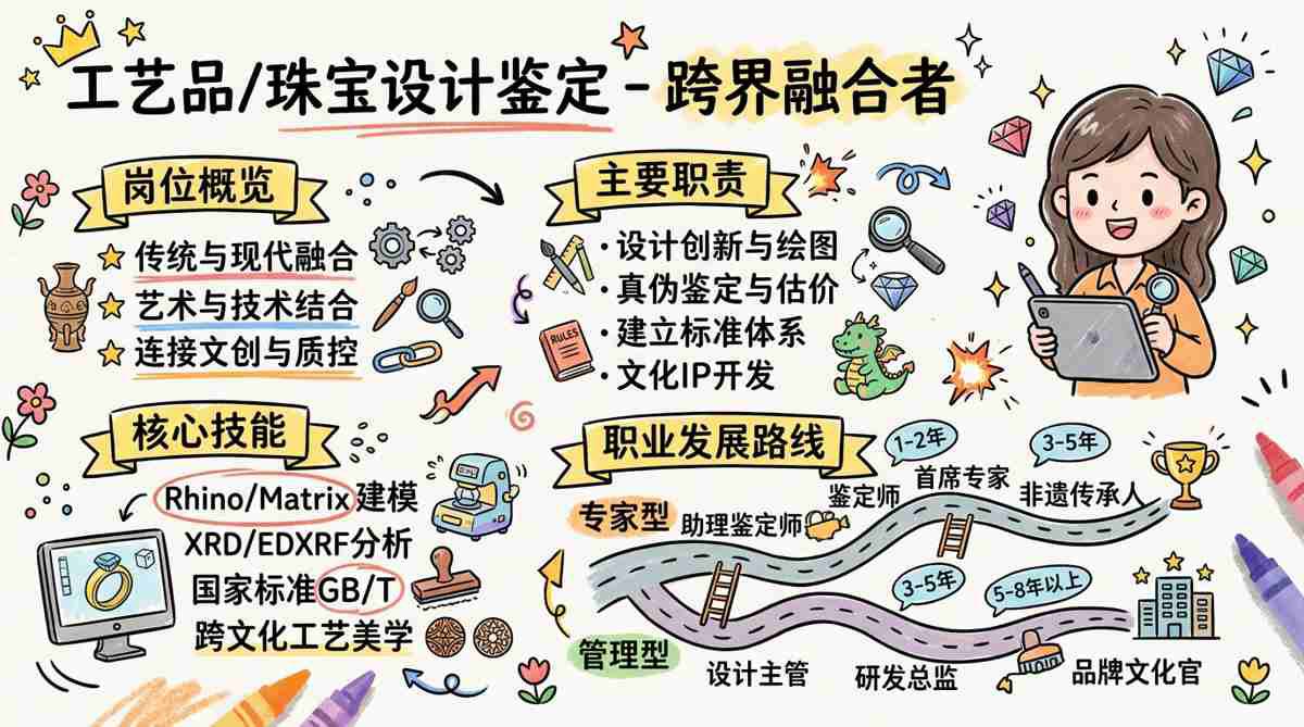 工艺品/珠宝设计鉴定 - 传统技艺与现代审美的跨界融合者