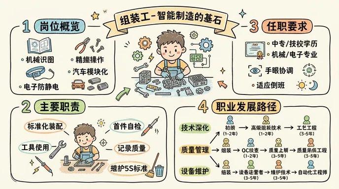 组装工 - 智能制造的基石，技能成就精密之魂