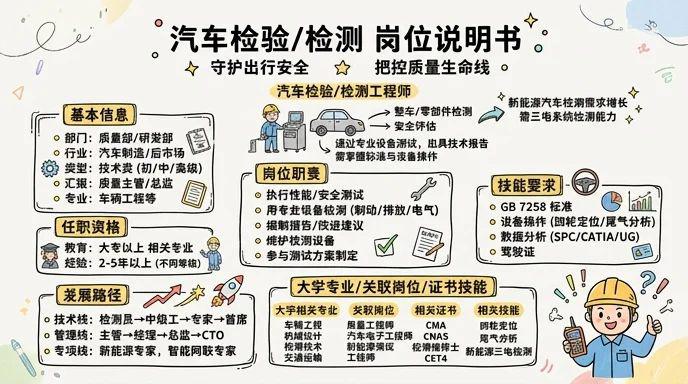 汽车检验/检测 - 守护出行安全，把控质量生命线