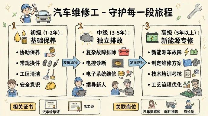 汽车维修 - 技术为王，守护每一段旅程