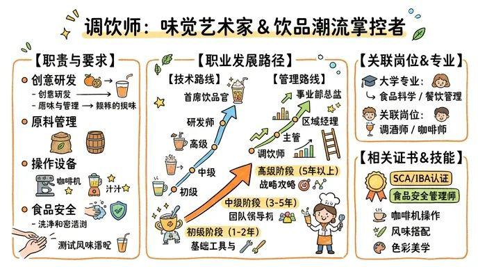 调饮师 - 打造味觉艺术，掌控饮品潮流