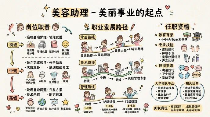 美容助理 - 美丽事业的起点，高成长性新兴职业
