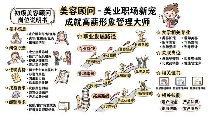 美容顾问 - 美业职场新宠，成就高薪形象管理大师