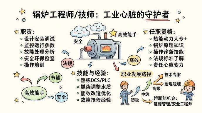 锅炉工程师/技师 - 守护工业心脏，成就安全高效能手