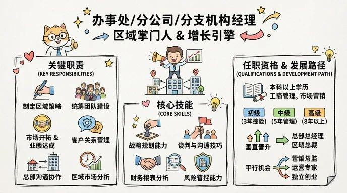办事处/分公司/分支机构经理 - 掌控区域命脉，驱动团队增长