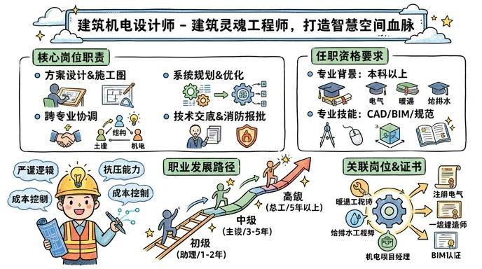 建筑机电设计 - 建筑灵魂工程师，打造智慧空间血脉