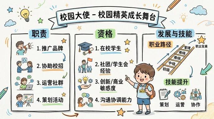 校园大使 - 校企连接者，学生领袖的成长舞台