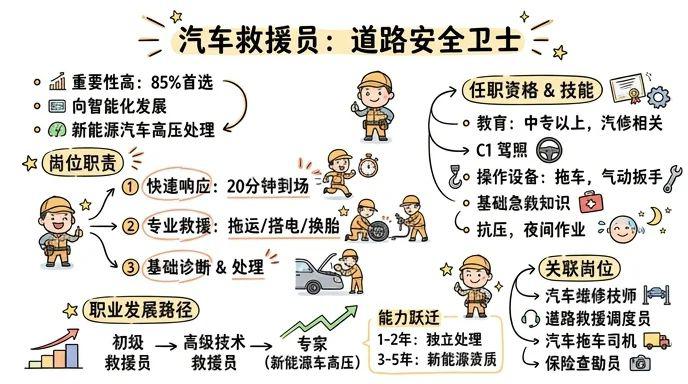 汽车救援员 - 守护道路安全的移动卫士