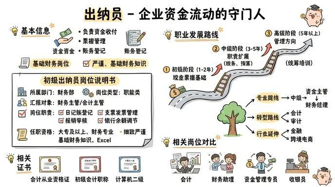 出纳员 - 企业资金流动的守门人