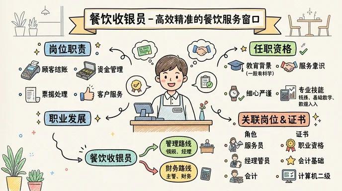 餐饮收银员 - 高效精准的餐饮服务窗口