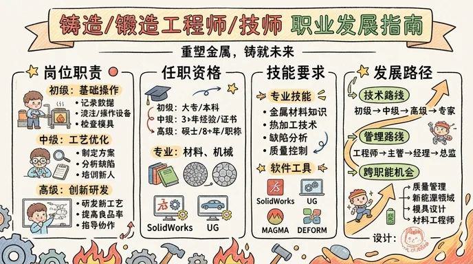 铸造/锻造工程师/技师 - 工业之基，精密之魂：重塑金属的未来