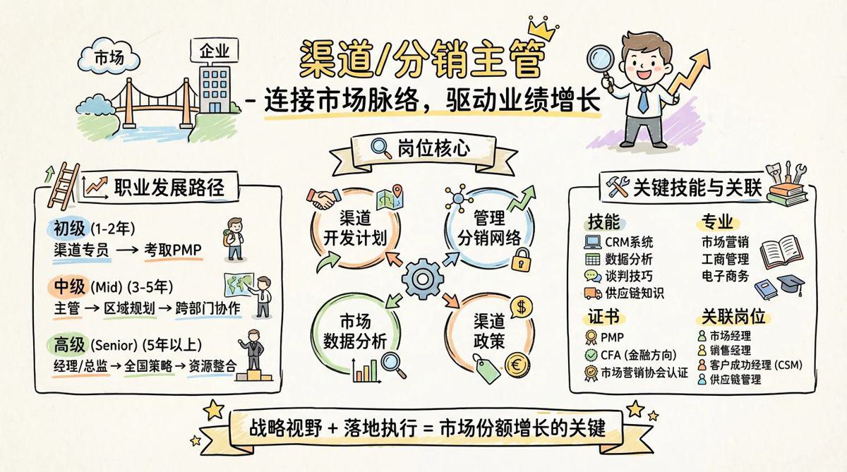 渠道/分销主管 - 连接市场脉络，驱动业绩增长
