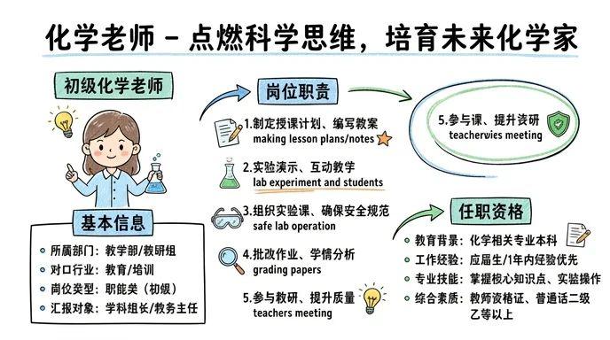 化学老师 - 点燃科学思维，培育未来化学家