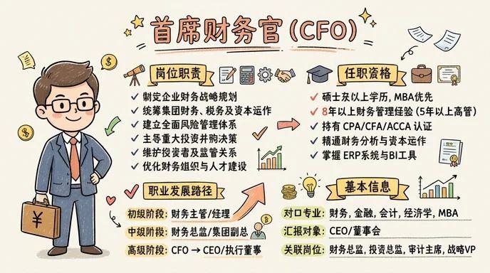 首席财务官 CFO - 企业战略伙伴，年薪百万+股权的顶级管理者