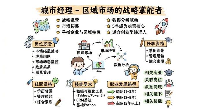 城市经理 - 区域市场的战略掌舵者