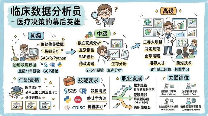 临床数据分析员 - 医疗决策的幕后英雄，用数据守护生命健康
