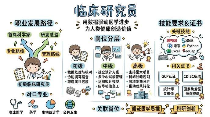 临床研究员 - 用数据驱动医学进步，为人类健康创造价值