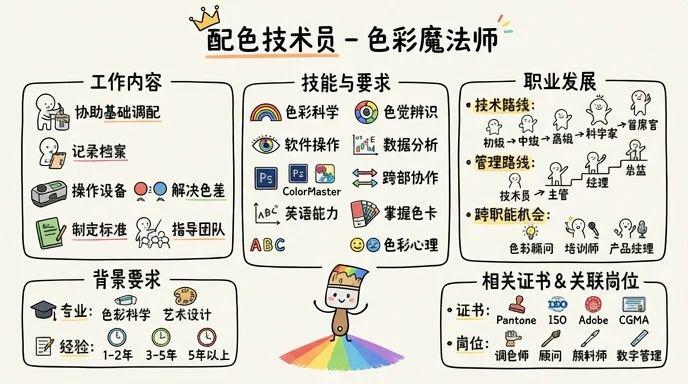 配色技术员 - 色彩魔法师，打造视觉盛宴的核心力量