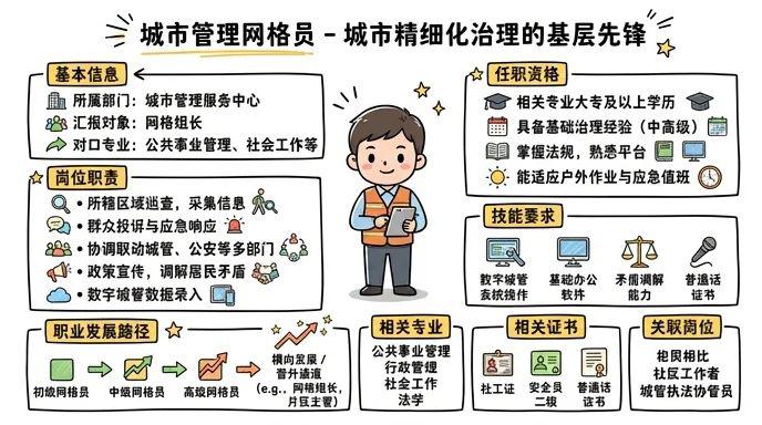 城市管理网格员 - 城市精细化治理的基层先锋