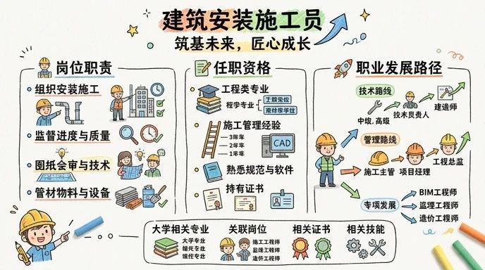 建筑安装施工员 - 筑基未来，匠心成长为工程骨干