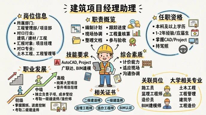 建筑项目助理 - 连接设计与施工，掌控百万级工程全流程
