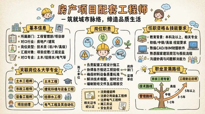 房产项目配套工程师 - 筑就城市脉络，缔造品质生活
