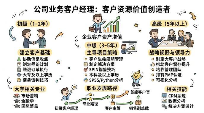 公司业务客户经理 - 客户资源价值的创造者