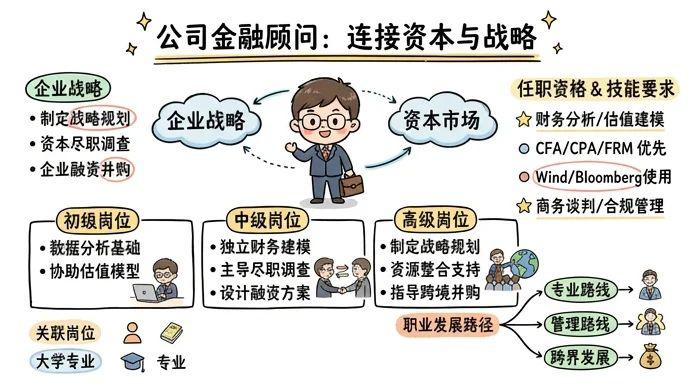 公司金融顾问 - 连接资本与战略的高端复合型人才