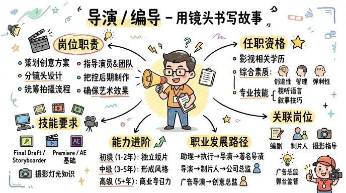 导演/编导 - 用镜头书写故事，用创意点燃荧幕