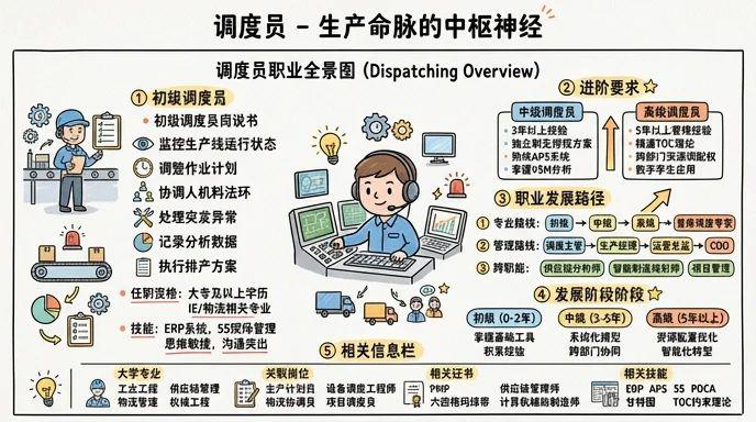 调度员 - 生产命脉的中枢神经