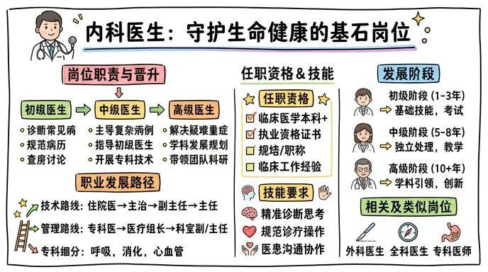 内科医生 - 守护生命健康的基石岗位