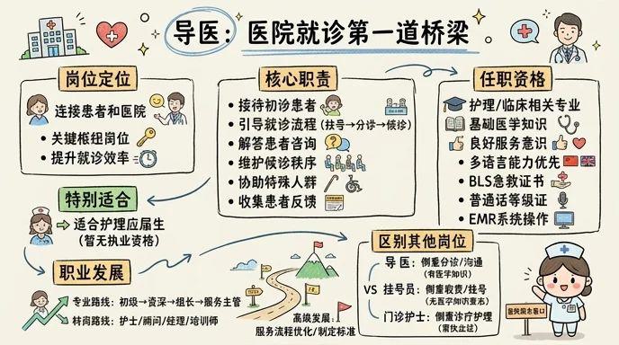导医 - 医院服务窗口，患者就诊第一道桥梁